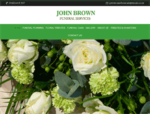 Tablet Screenshot of johnbrownfuneralsnorwich.co.uk